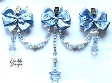 PERSONALISED TRIPLE PRAM CHARM