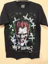 THE JOKER WHY SO SERIOUS? DARK KNIGHT BATMAN JOKER CARDS T-SHIRT SIZE M-XL NEW