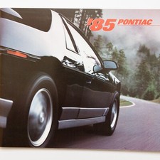 1985 Pontiac  Sales Brochure
