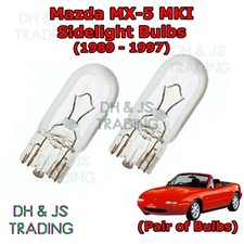 For Mazda MX5 Front Sidelights Parking Lights Side Light Bulb Bulbs MK1 (89-97)
