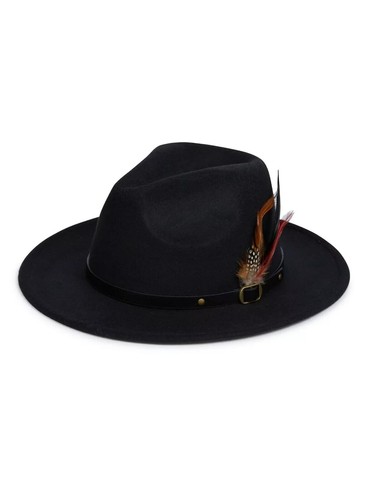 Mens ladies fedora hat wide - fedora,