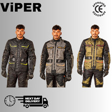 Motorcycle Motorbike ViPER Textile CE Armour Biker Waterproof Riding Jacket