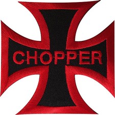 Chopper Patch Iron Sew On
