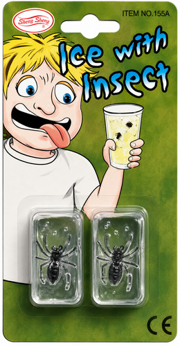 Pack ice cube - of, insect
