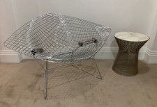 x1 Superb Genuine Knoll Studio Bertoia Large Diamond Wire Chair rrp £1700+