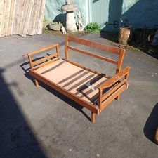Danish style day bed / Mid Century Modern / hardwood