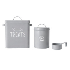 Pet Food Tub, Tin & Scoop Set
