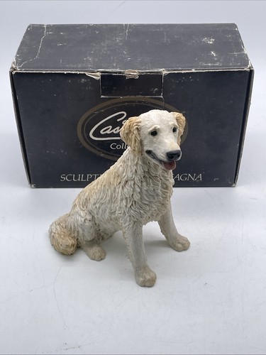 1988 golden retriever figurine - golden,