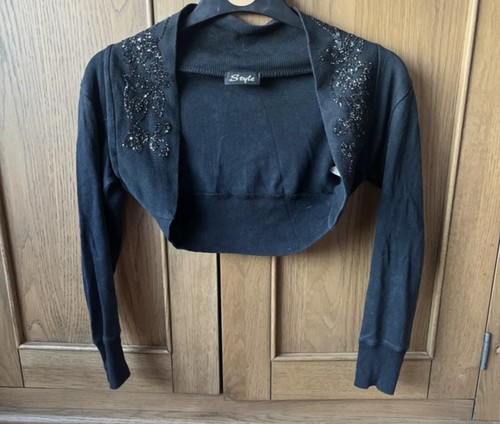 Style black bolero shrug - bolero,