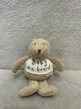 mamas and Papas baby on board teddy bear with suction cup