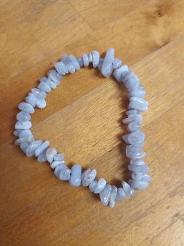 Blue lace agate crystal - lace,