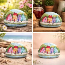 “Colourful Cottage Pebble