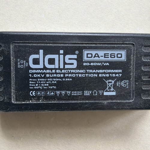 Dais e60 60w va - dais, 20–60w/va