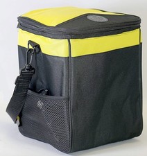 AA 12V Car/Caravan Portable Cooler Cool Box & Drink Bag - Black/Yellow aa1685