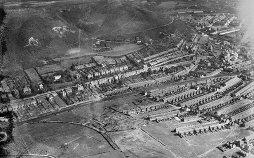Wales old photo elevated - wales, view