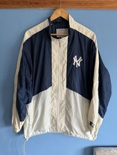 Vintage 90s Starter New York Yankees Windbreaker Jacket Size Large