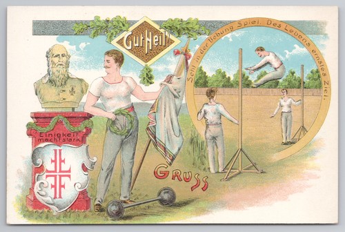 Antique german gymnastics - german,