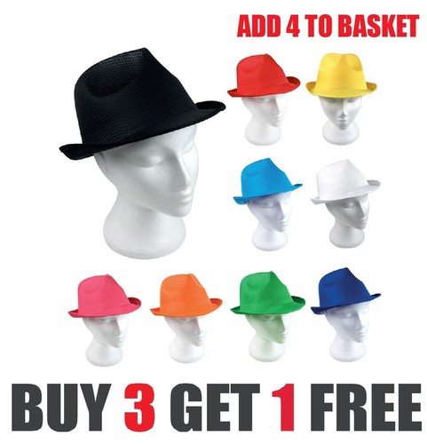 Fedora gangster unisex sun hat - unisex,