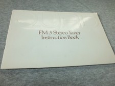 Quad fm3 tuner booklet good - booklet,