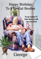 Personalised birthday card