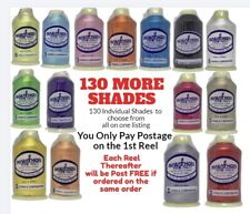Marathon Embroidery Machine Thread Rayon for Brother Janome etc Over 400 Shades