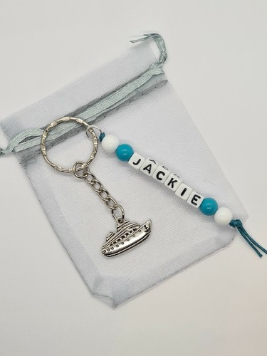 Personalised boat keyring