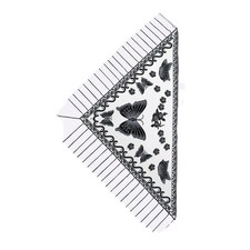 Women Triangle Scarf Lace