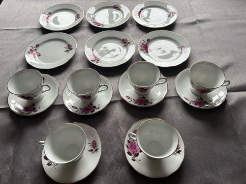 Piece tea cups saucers and - piece,