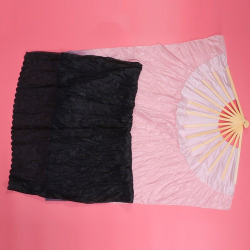 Silk bamboo fan veils - 1.8m,