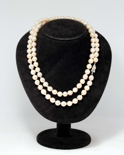 Vintage 8mm semi baroque - semi-baroque, akoya