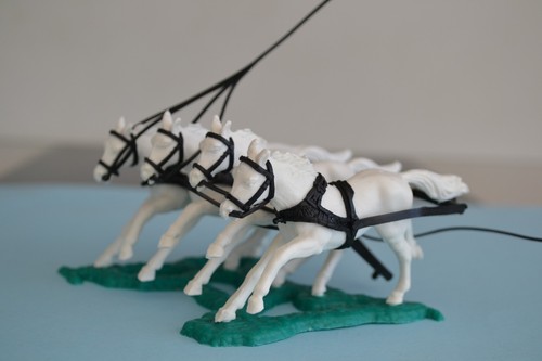 Timpo roman quadriga horses - quadriga,
