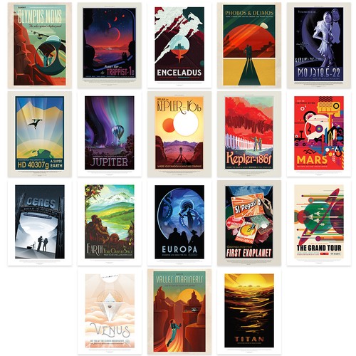 Nasa poster space exploration - nasa,