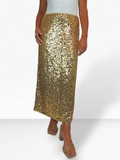 Ladies Sequin Maxi Skirt