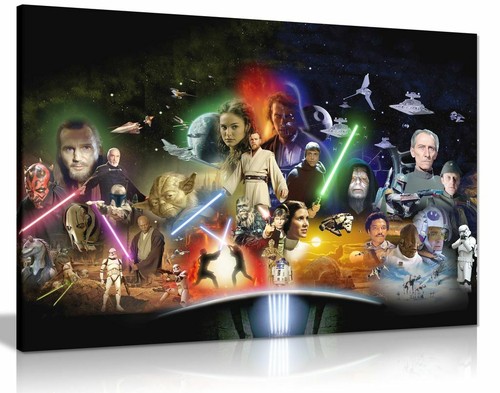 Star wars collage movie canvas - movie,