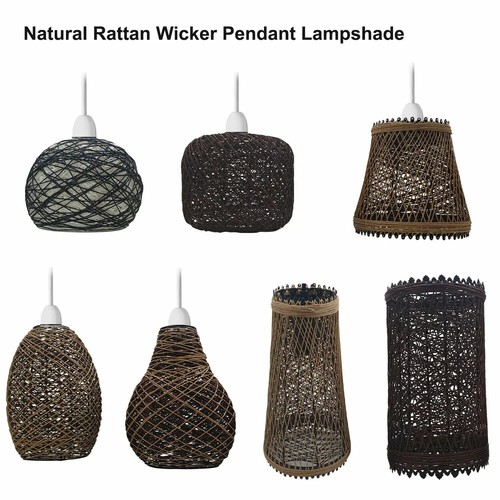 Woven design lampshade natural - design,