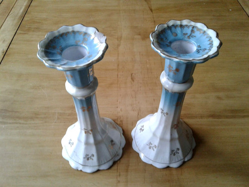Vintage candlesticks - vintage,