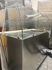 Display Fridge Countertop Reflective Clear Glass