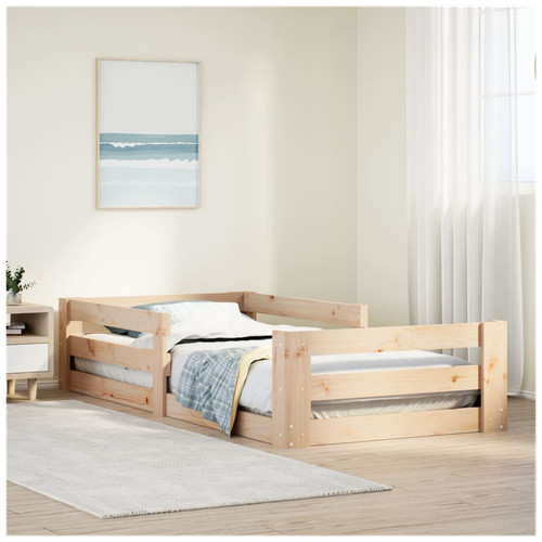 Bed frame solid pine natural - frame,