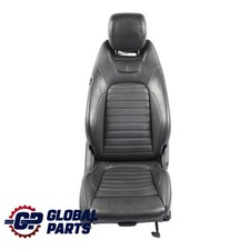 Mercedes C205 Coupe Seat Front Right O/S Interior Heated Black Leather
