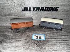 2 Triang Cattle Wagons Oo