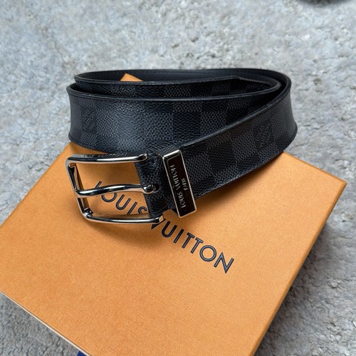 Louis vuitton grey damier - vuitton, belt