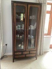 M&S Glass front cabinet