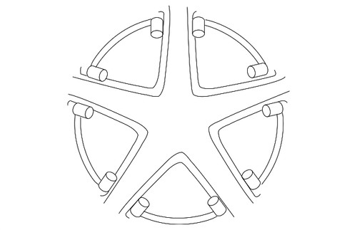 Genuine toyota wheel alloy - toyota,