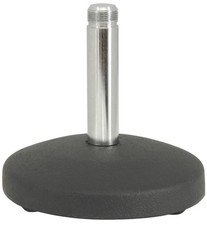 QTX Small Desktop Microphone Stand Mic Support Desk Short Heavy Duty 188.018