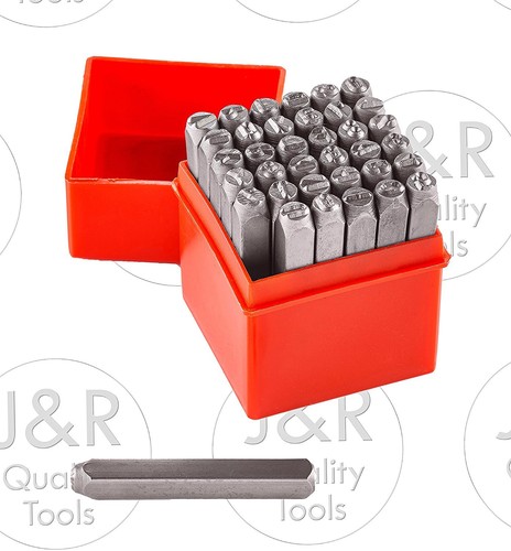 Letter number punch set - punch,