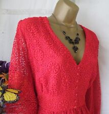 👗***MONSOON PRE-OWNED "ZINNIA RED" DRESS SIZE 22***👗