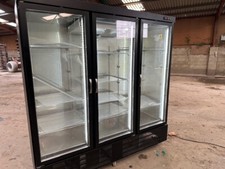 USED HIGH QUALITY 3 door commercial display FRIDGE, huge 1852 Litre Capacity.