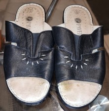 Pavers Women's  Black Leather