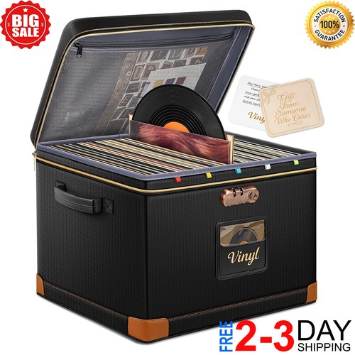 Vinyl record storage box - storage, with