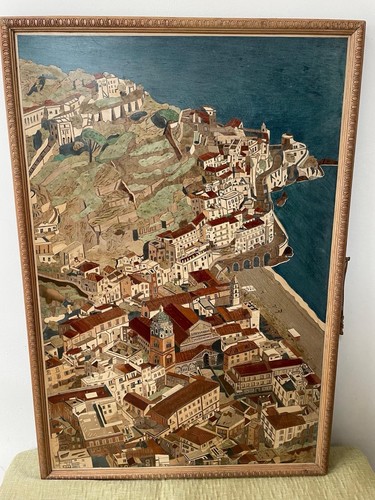 Marquetry depiction amalfi - depiction,